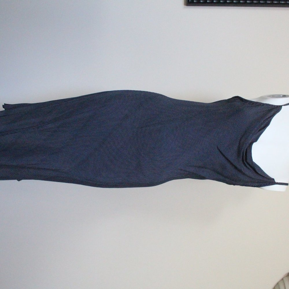 Alyn Paige Navy Polka Dot Dress